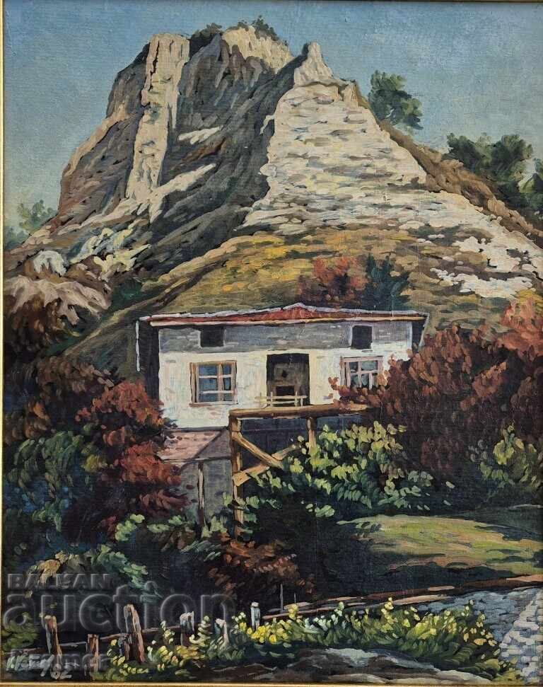 Γ. Γκατέφ Από Μέlnik τοπίο 1982 έτος ελαιογραφία με τιμή 890.00 BGN | € 455.05