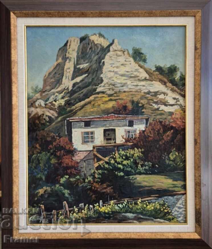 Γ. Γκατέφ Από Μέlnik τοπίο 1982 έτος ελαιογραφία