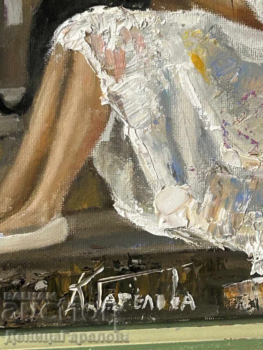 Denitsa Garelova tablou 30/40 “Pisica neagră” cu preț 89.00 BGN | € 45.50 Denitsa Garelova tablou 30/40 “Pisica neagră” cu preț 89.00 BGN | € 45.50