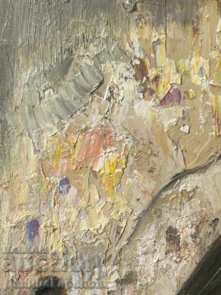 Licitație Denitsa Garelova tablou 30/40 “Pisica neagră” Licitație Denitsa Garelova tablou 30/40 “Pisica neagră”