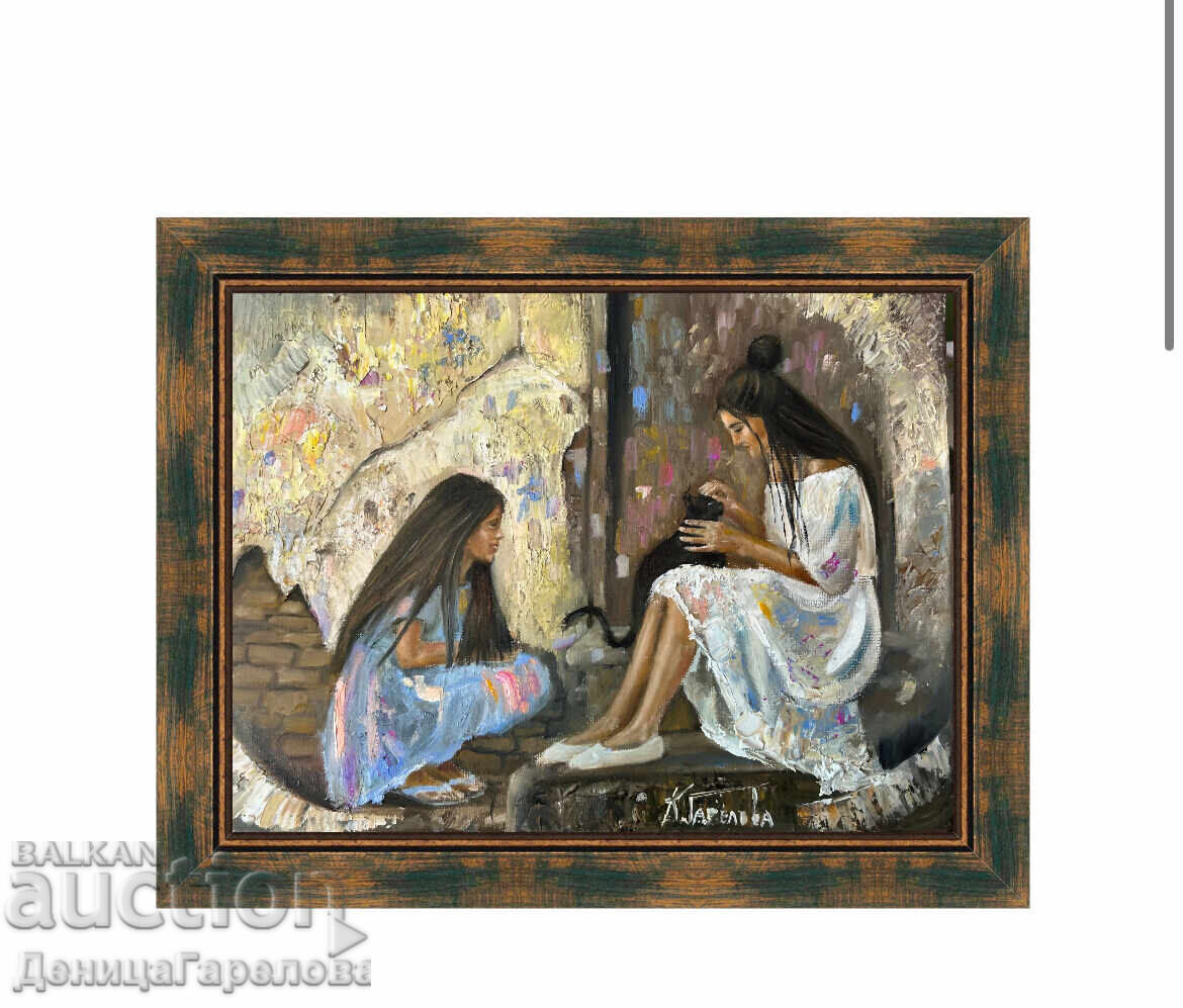 Denitsa Garelova tablou 30/40 “Pisica neagră” - 6 Denitsa Garelova tablou 30/40 “Pisica neagră” - 6