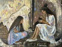 Denitsa Garelova tablou 30/40 “Pisica neagră”