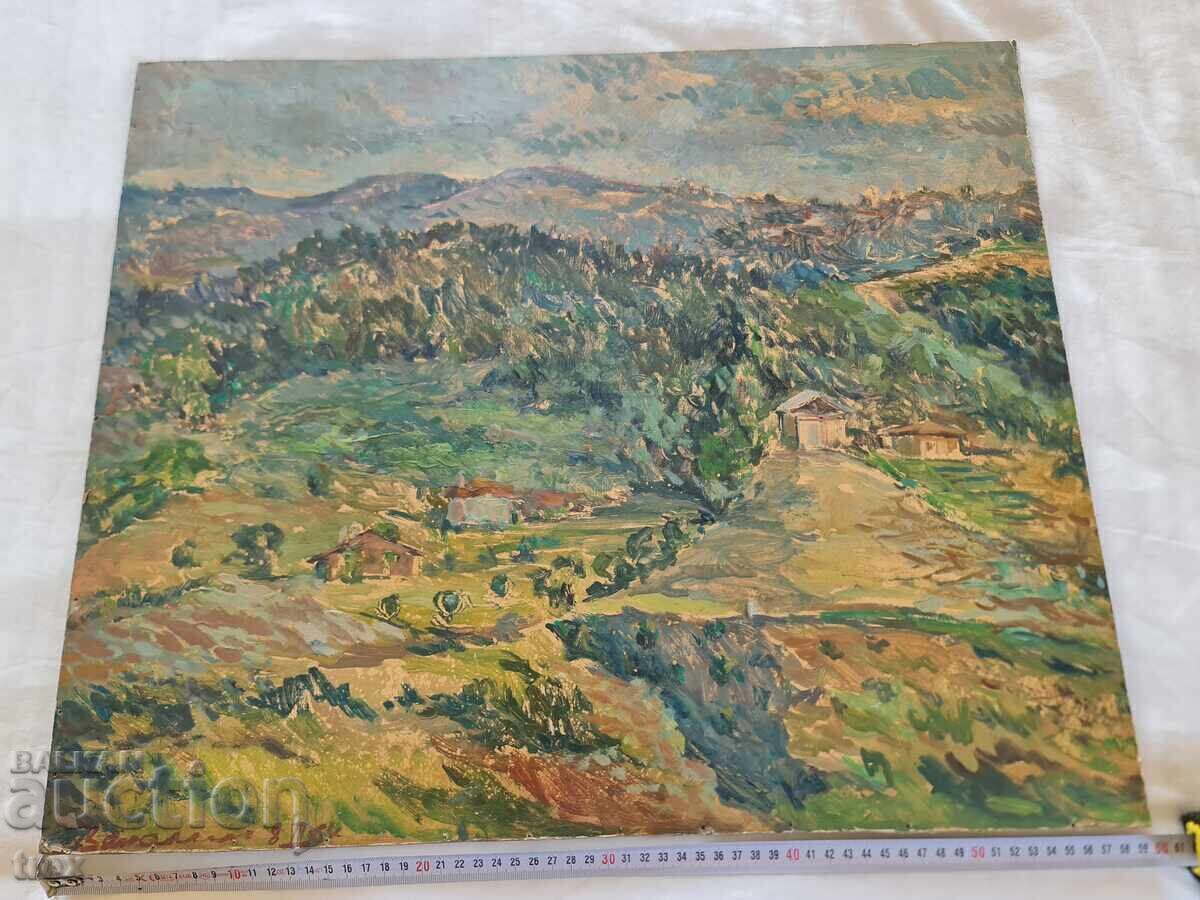Livrarea TABLOU VECHI, ULEI 64ani, SEMNAT