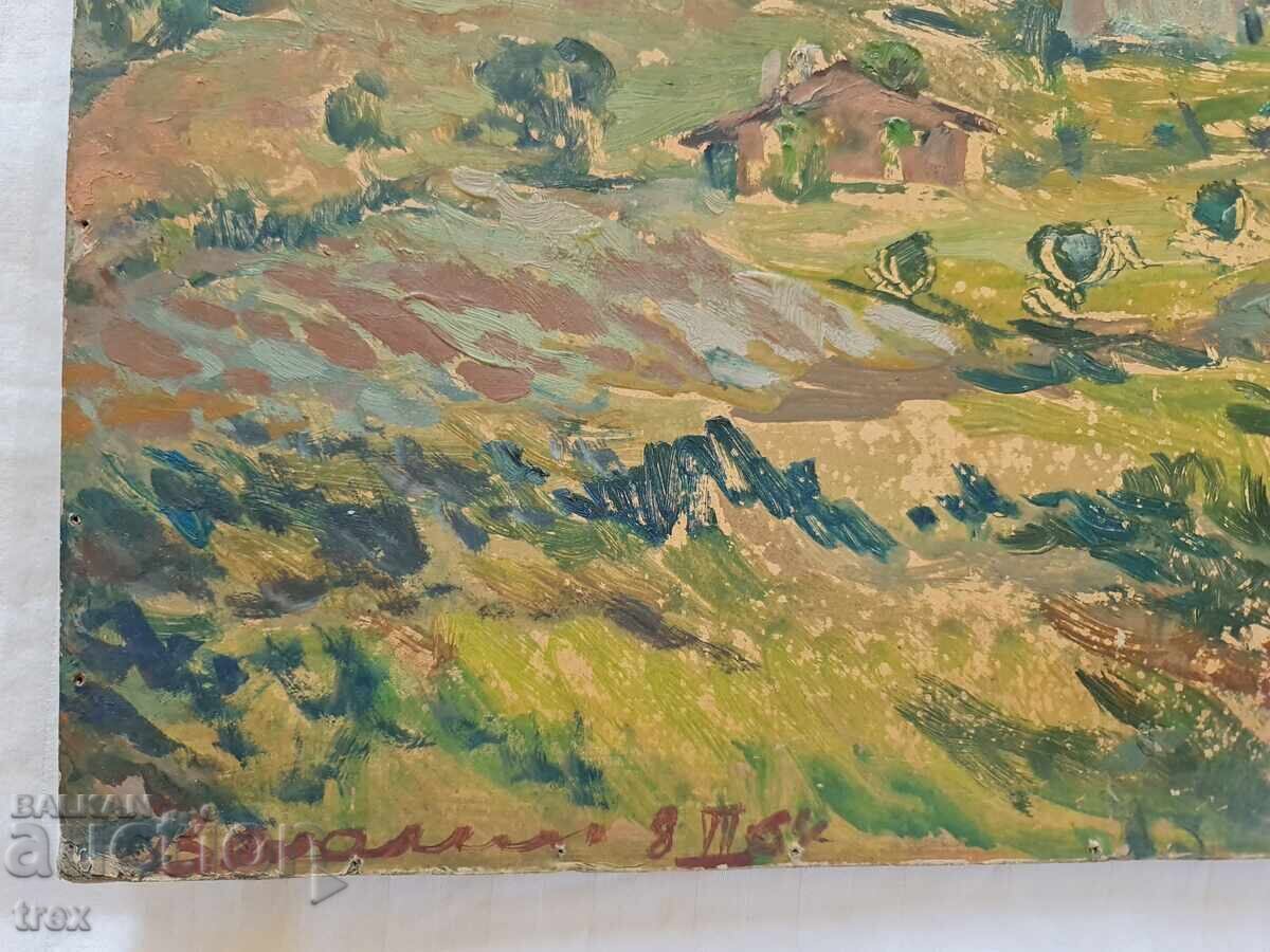 ΠΑΛΙΟΣ ΠΙΝΑΚΑΣ, ΛΑΔΙ 64 ετών, ΥΠΟΓΕΓΡΑΜΜΕΝΟΣ - 5