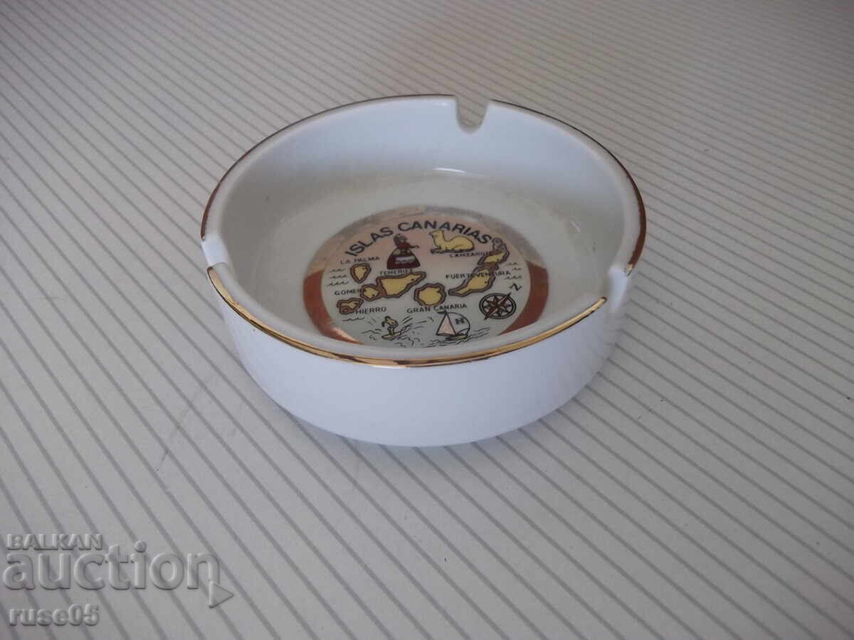Δημοπρασία Σταχτοδοχείο "ISLAS CANARIAS" πορσελάνινο ισπανικό Δημοπρασία Σταχτοδοχείο "ISLAS CANARIAS" πορσελάνινο ισπανικό