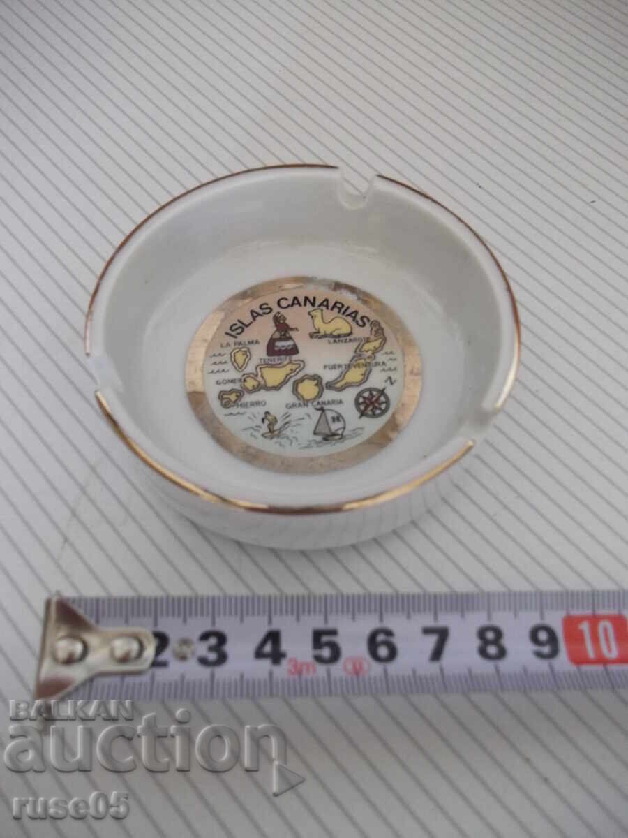 Σταχτοδοχείο "ISLAS CANARIAS" πορσελάνινο ισπανικό Σταχτοδοχείο "ISLAS CANARIAS" πορσελάνινο ισπανικό