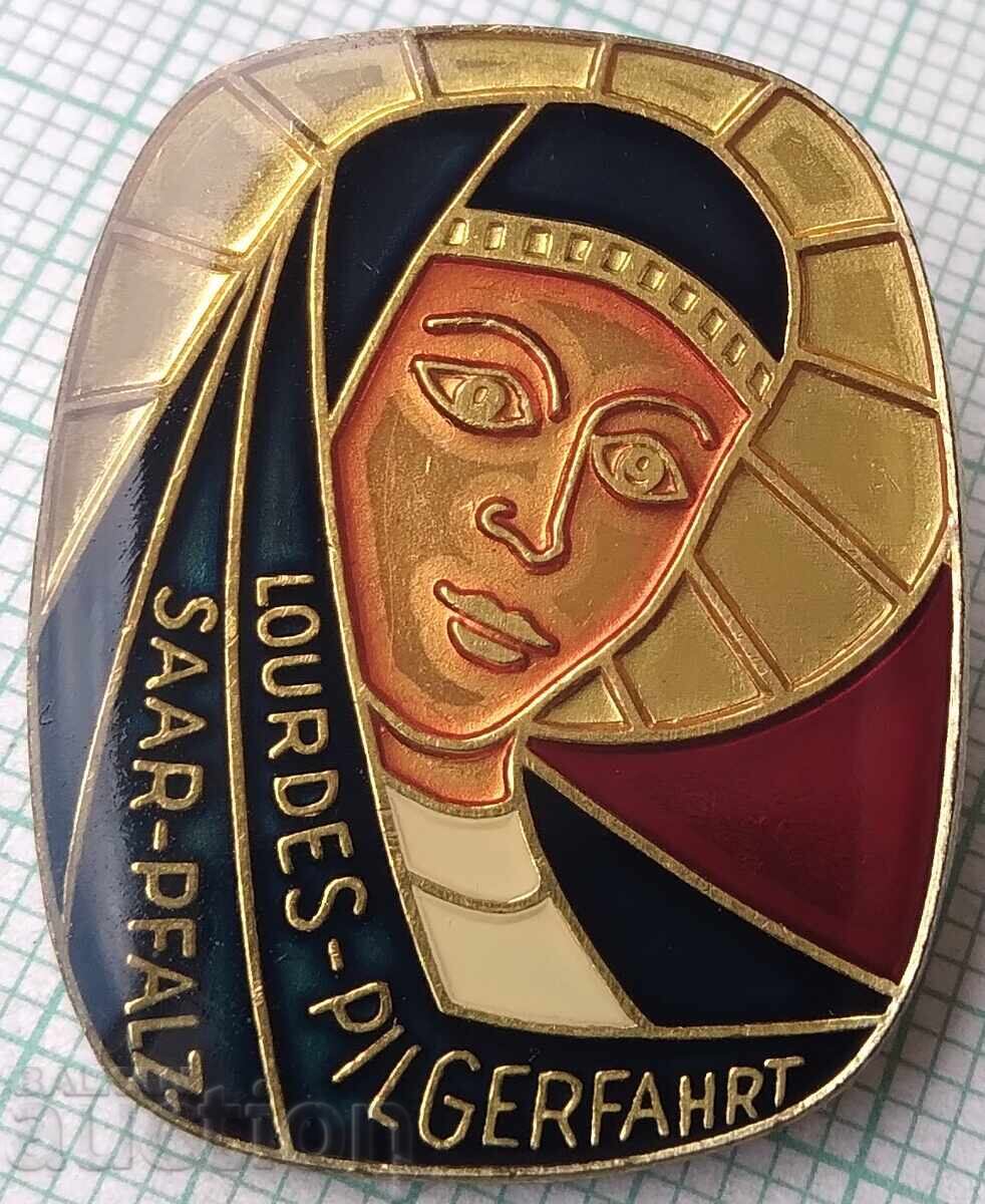 19158 Badges - Pilgrimage to Lourdes, Saar-Palatinate