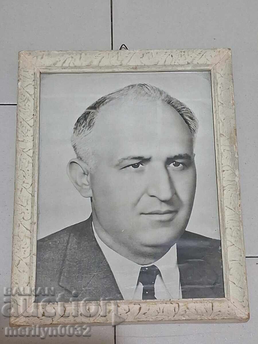 Πορτρέτο του Τόdor Ζίβκοφ Τάτο, φωτογραφία από τις αρχές της δεκαετίας του '60, Λαϊκή Δημοκρατία της Βουλγαρίας, Βουλγαρικό Κομμουνιστικό Κόμμα με τιμή 57.00 BGN | € 29.14