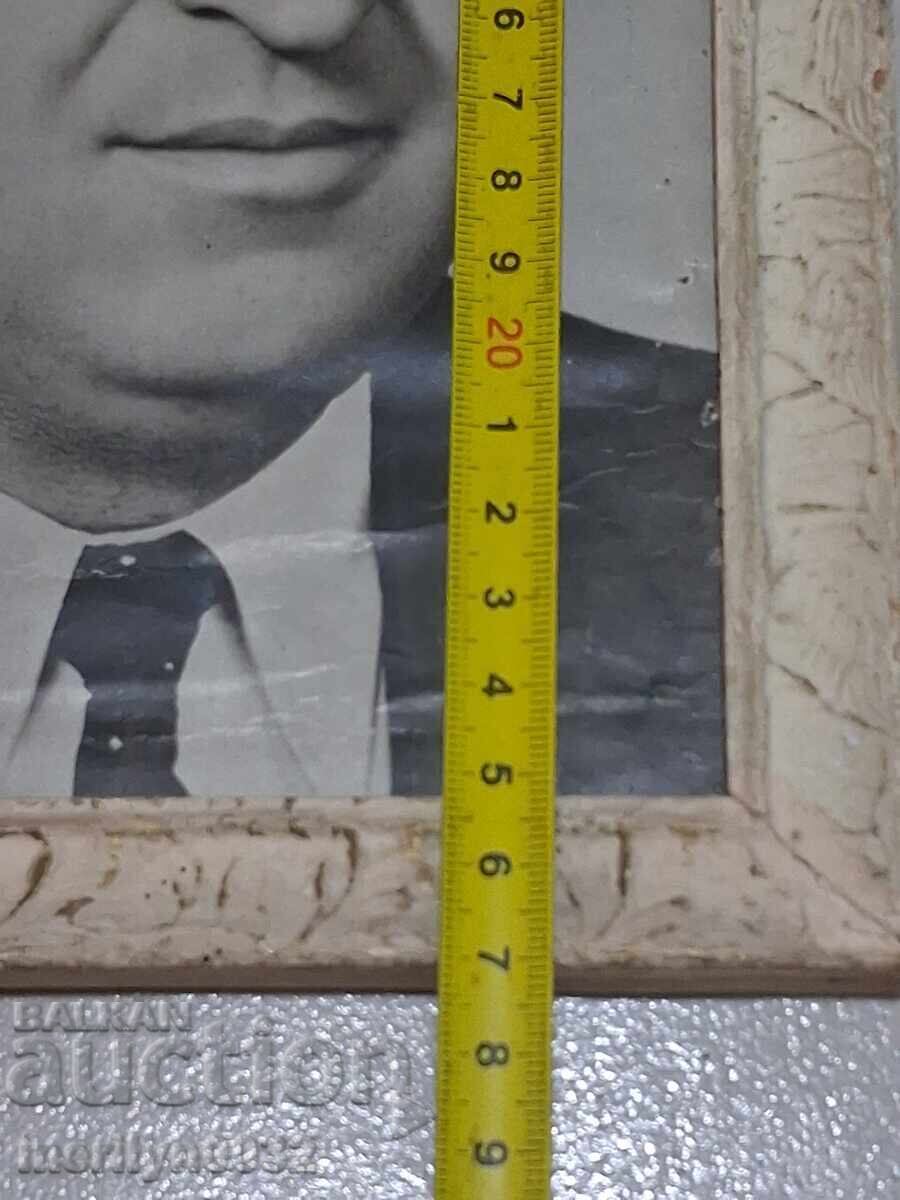 Πορτρέτο του Τόdor Ζίβκοφ Τάτο, φωτογραφία από τις αρχές της δεκαετίας του '60, Λαϊκή Δημοκρατία της Βουλγαρίας, Βουλγαρικό Κομμουνιστικό Κόμμα - 5