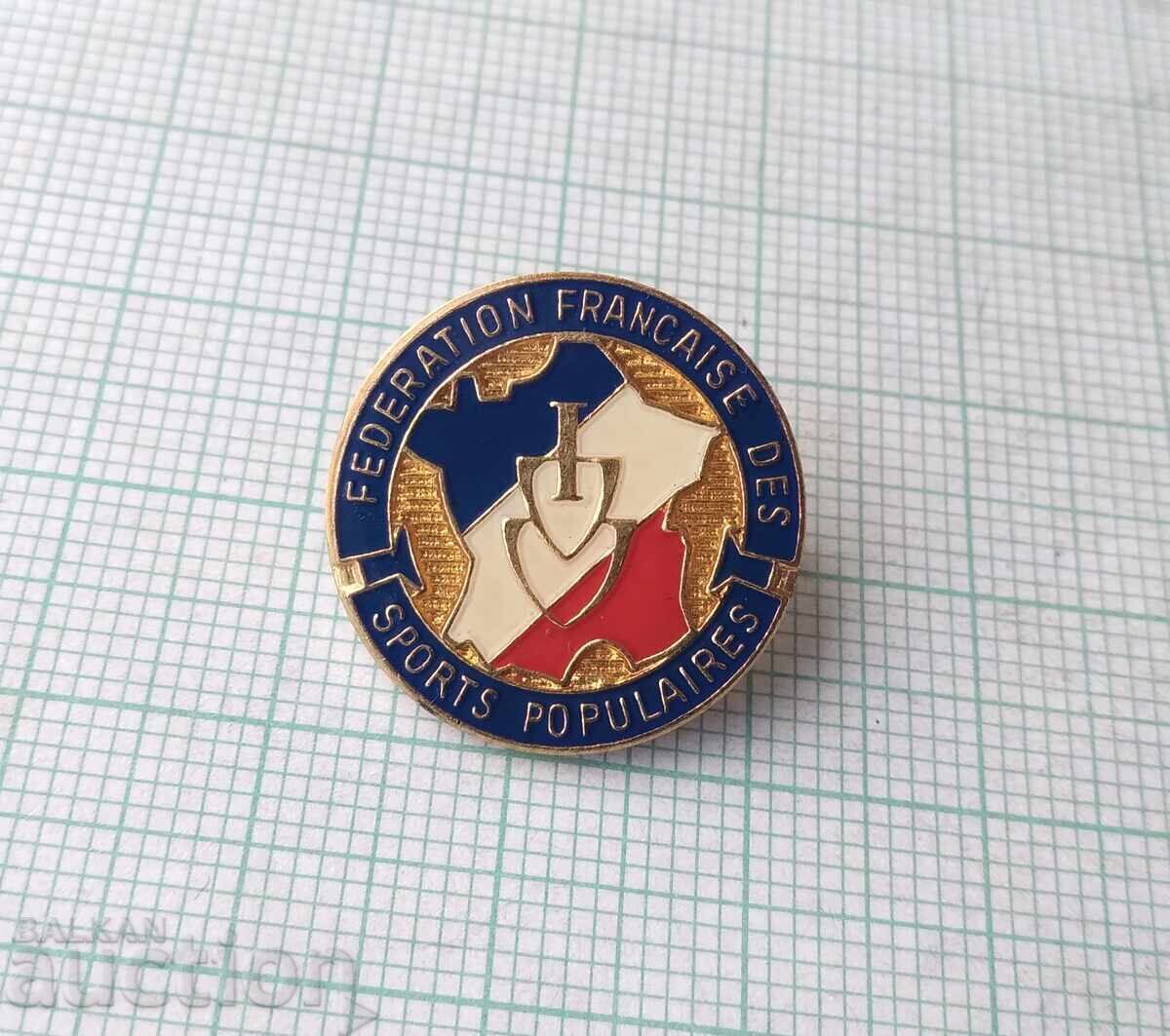 19163 Badges - French Sports Federation with price € 2.05 | 4.01 BGN