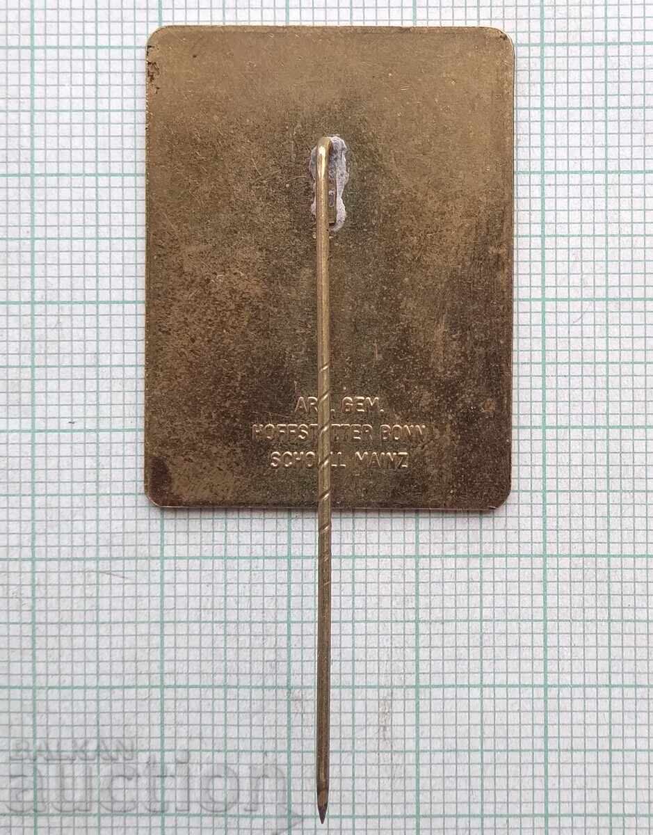 Аукцион 19164 Значка - герб на град Майнц Германия Аукцион 19164 Значка - герб на град Майнц Германия