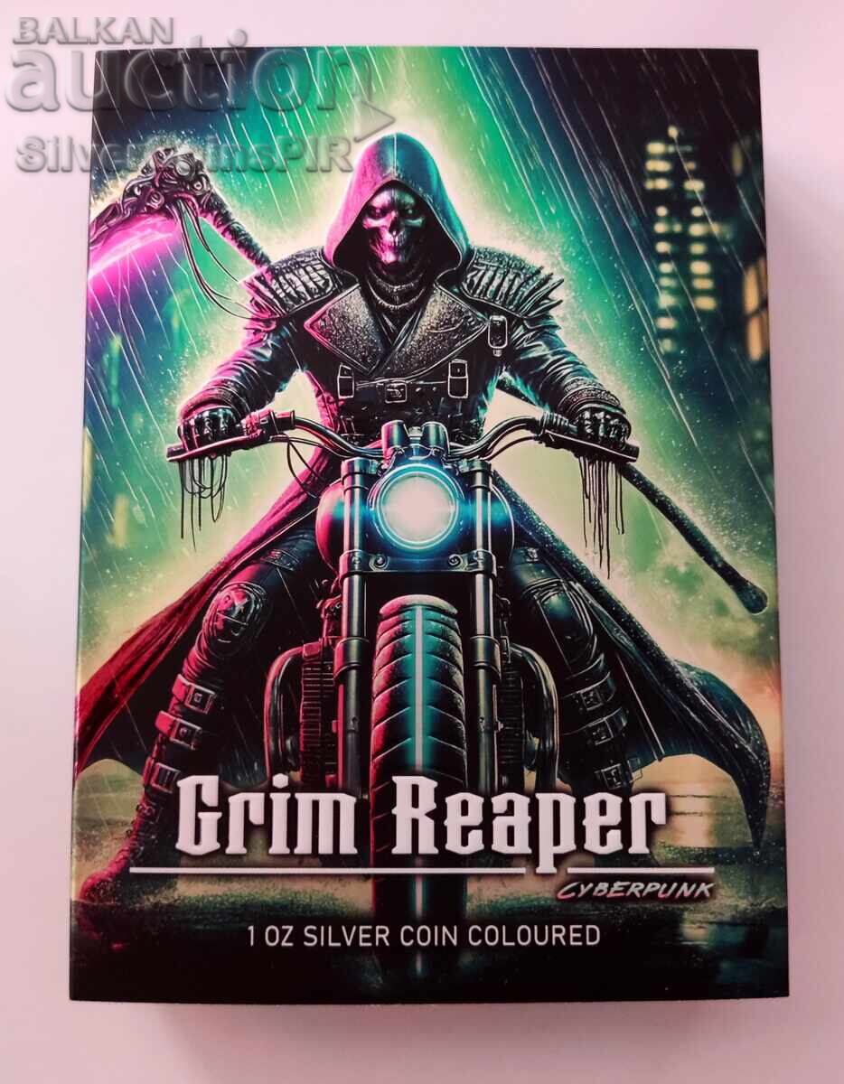 Delivery of 1 oz Silver Grim Reaper 2024 Cyberpunk Canada Delivery of 1 oz Silver Grim Reaper 2024 Cyberpunk Canada
