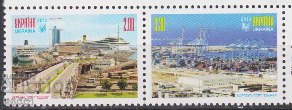Clean Stamps Ports Ships 2013 from Ukraine Clean Stamps Ports Ships 2013 from Ukraine