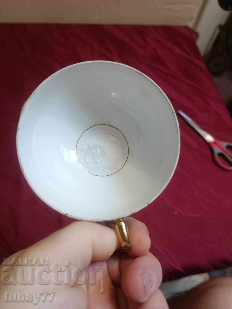 Ceașcă și farfurioară japoneză litofanie, geișă, fată, dragon, 30 - 7