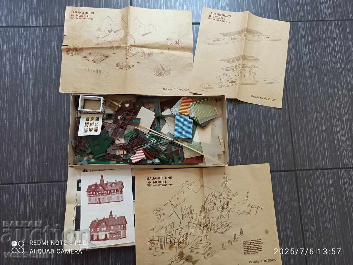 Vagon vechi vero scară TT 1/120 set cu cutii - 6 Vagon vechi vero scară TT 1/120 set cu cutii - 6