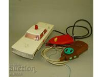 Jucărie veche mașină poloneză electrică, cu baterie