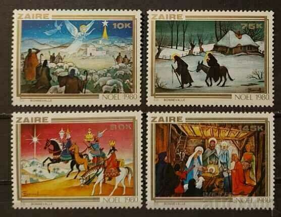 Zaire 1980 Christmas/Religion/Horses MNH