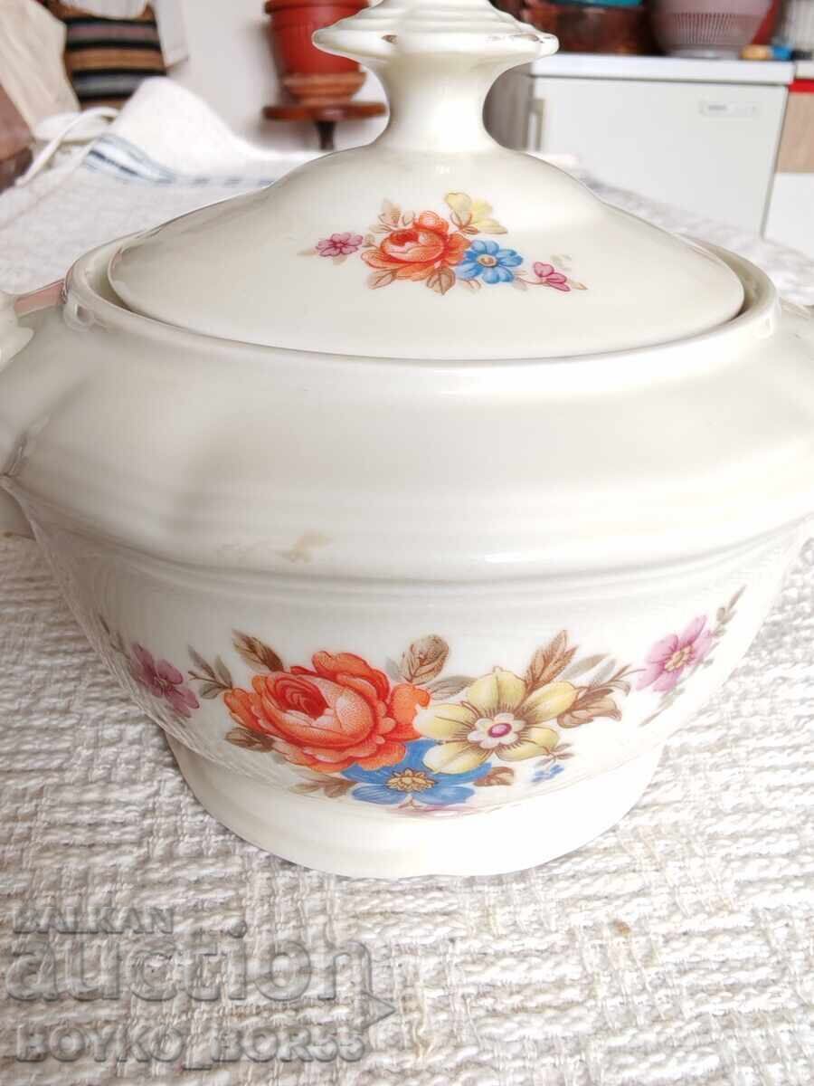 Αντίκα Γερμανική 3ο Ράιχ Λεπτή Πορσελάνη Ζαχαριέρα KAHLA με τιμή 75.00 BGN | € 38.35