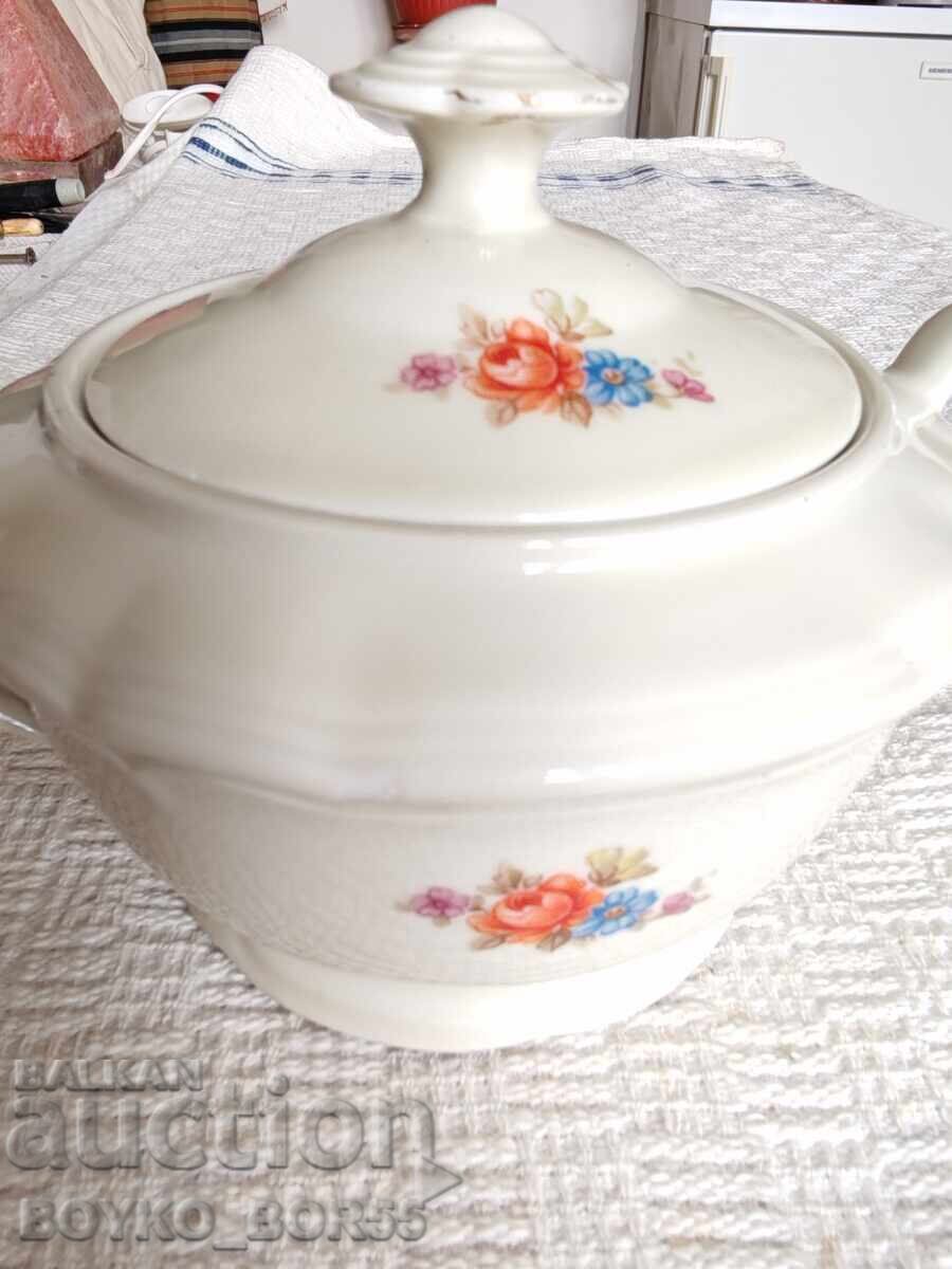 Δημοπρασία Αντίκα Γερμανική 3ο Ράιχ Λεπτή Πορσελάνη Ζαχαριέρα KAHLA