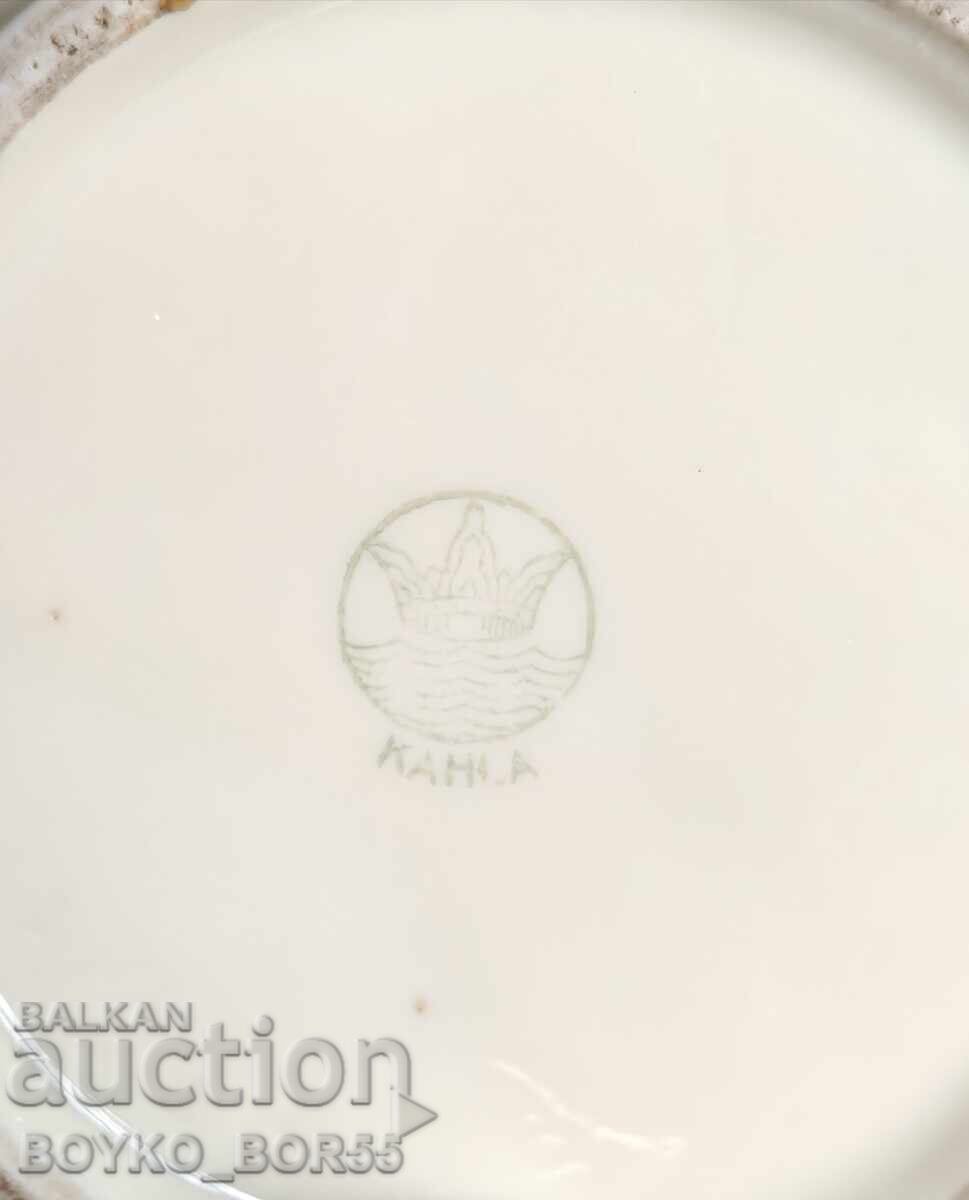 Αντίκα Γερμανική 3ο Ράιχ Λεπτή Πορσελάνη Ζαχαριέρα KAHLA - 6