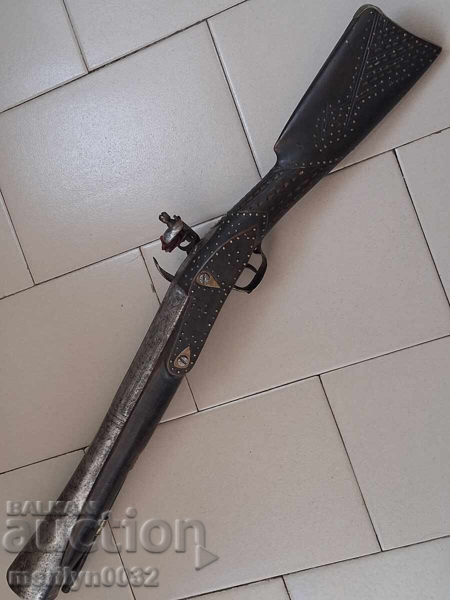 Доставка на Османски тромбон гравюри и набивки сребро  нач на 19в