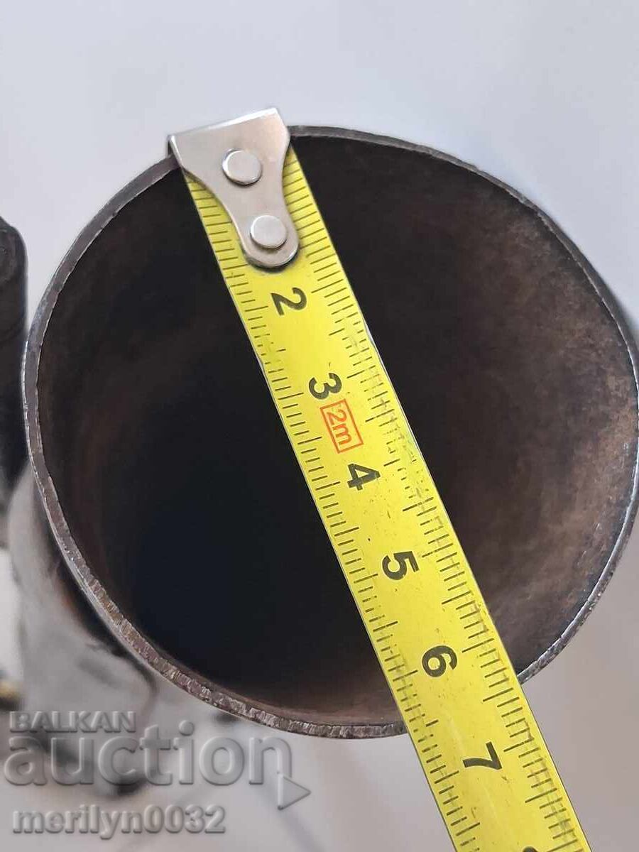 Османски тромбон гравюри и набивки сребро  нач на 19в - 6