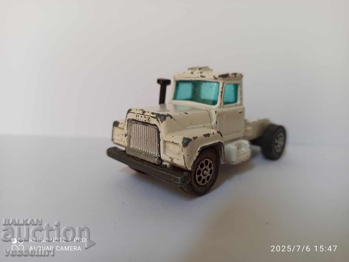 Old toy truck tractor MACK by the brand Corgi Old toy truck tractor MACK by the brand Corgi