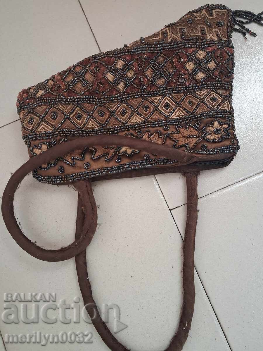 Дамска чанта на градска кокона маниста нач 20ти век УНИКАТ - 7 Дамска чанта на градска кокона маниста нач 20ти век УНИКАТ - 7