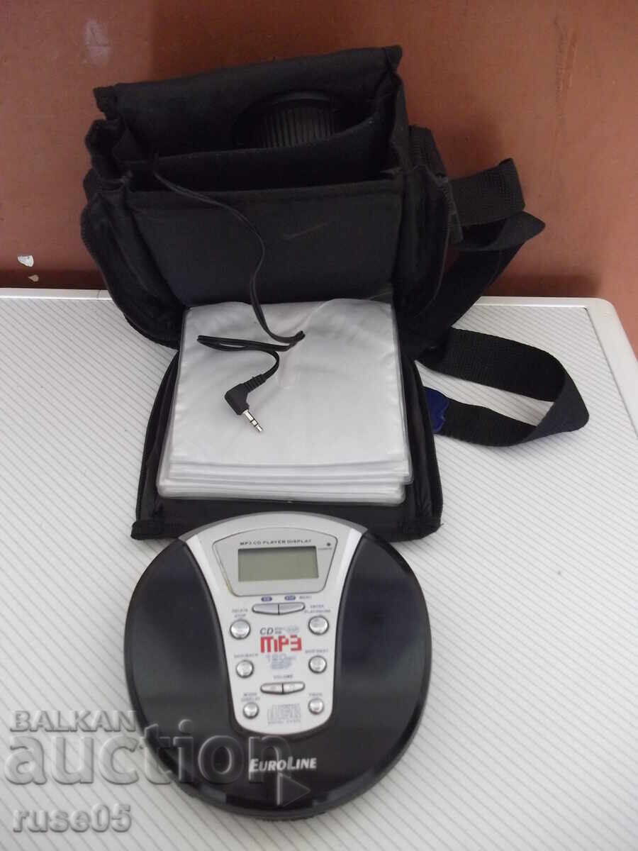 Geantă cu difuzoare și discman "Euro Line-CD181" funcționale