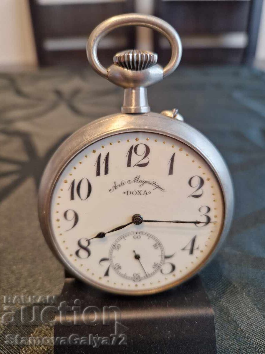 Antique Doxa Goliath Swiss Pocket Watch