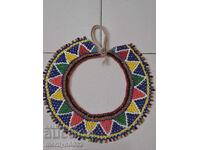 Guler cu mărgele pentru rochie veche de oraș colier