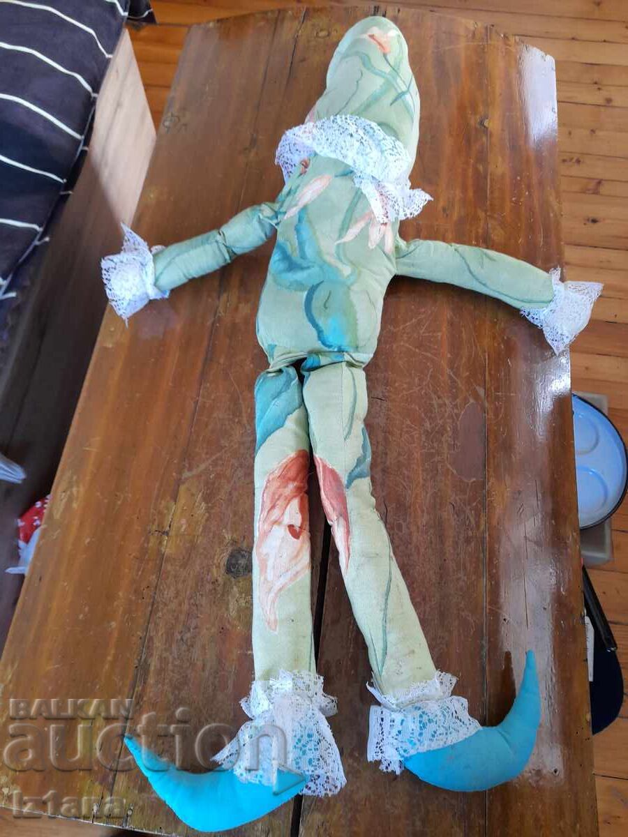 Păpușă veche, clovn - 5