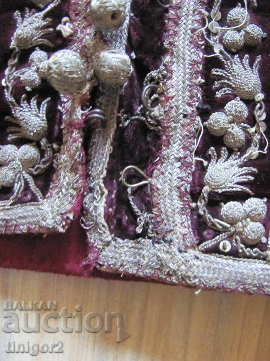 19 век елек , елече ,носия, кадифе и сърма - 5