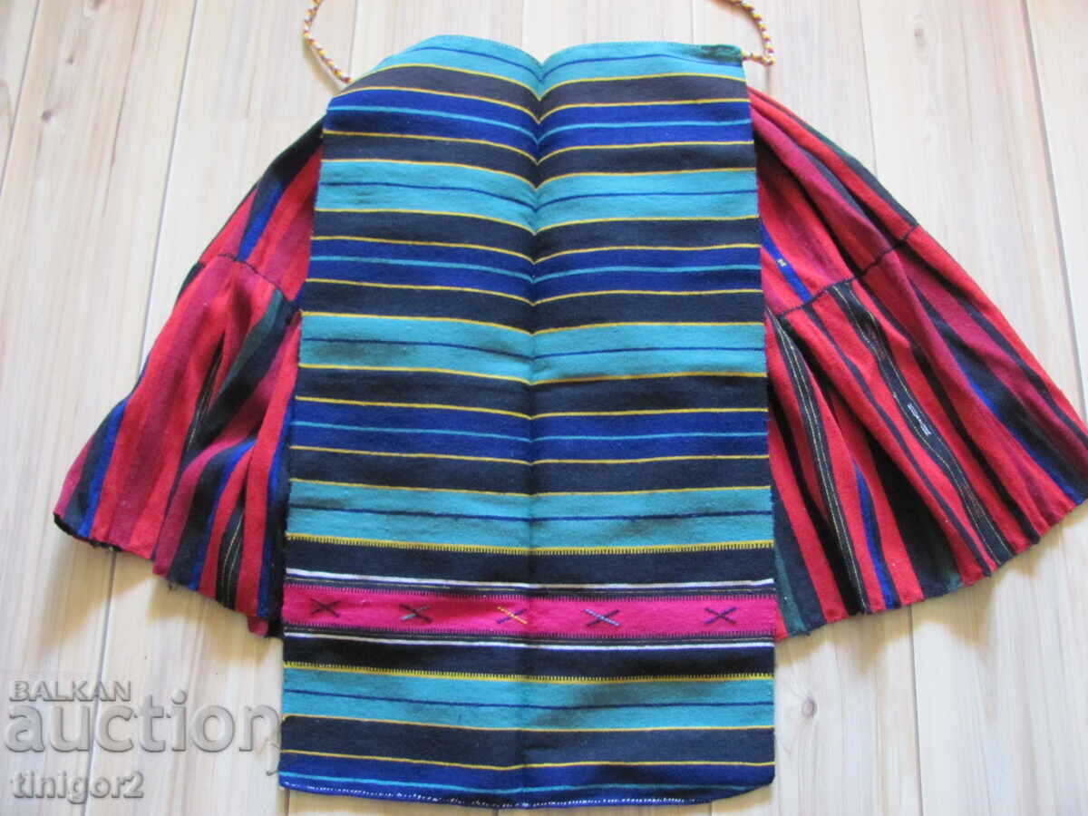 Traditional Bulgarian Costume: Shirt, Vest, and Apron