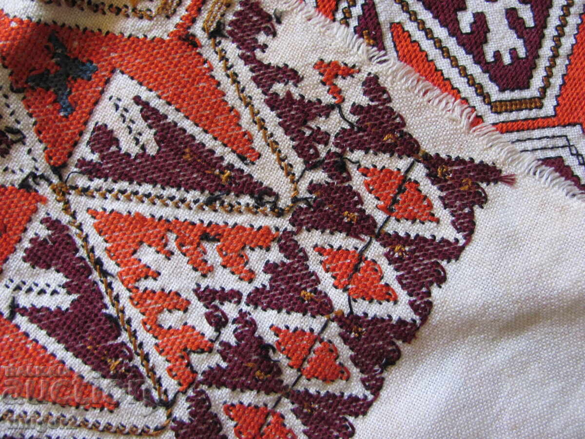 Hand embroidery for a pillow, folk motifs - 5 Hand embroidery for a pillow, folk motifs - 5