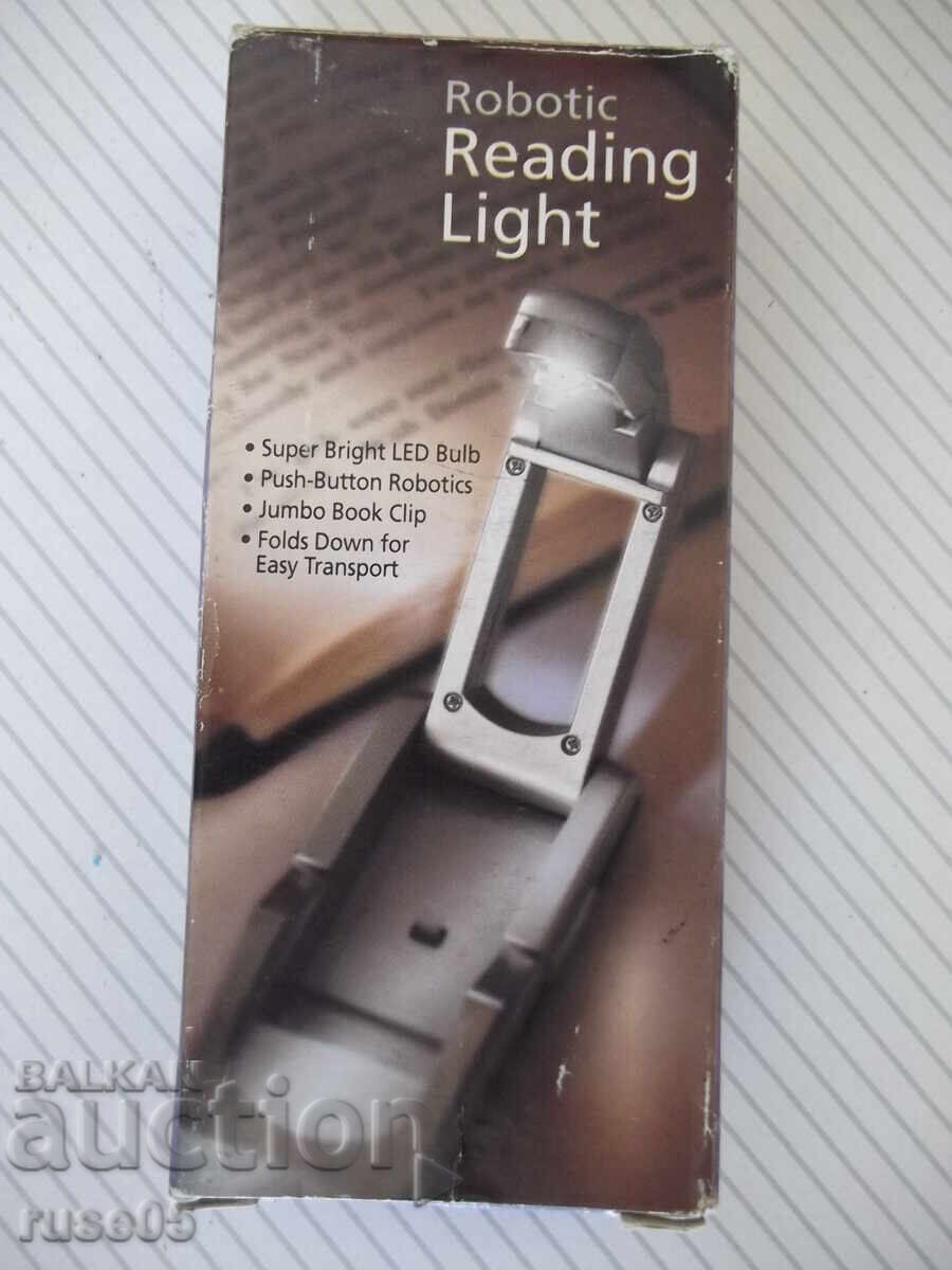 "ROBOTIC READING LIGHT" Lamp for Reading Books, Working with price 5.00 BGN | € 2.56