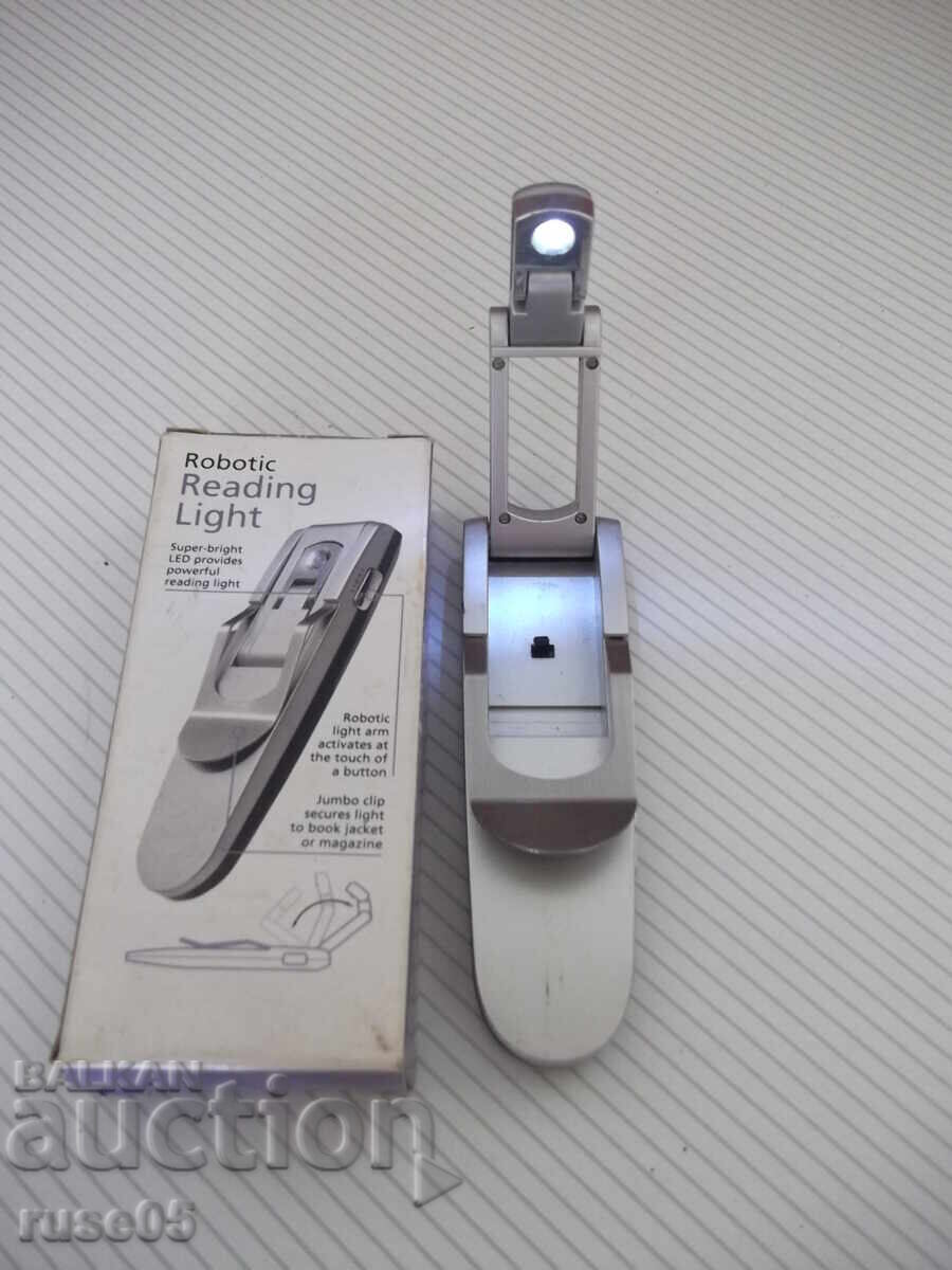 Delivery of "ROBOTIC READING LIGHT" Lamp for Reading Books, Working