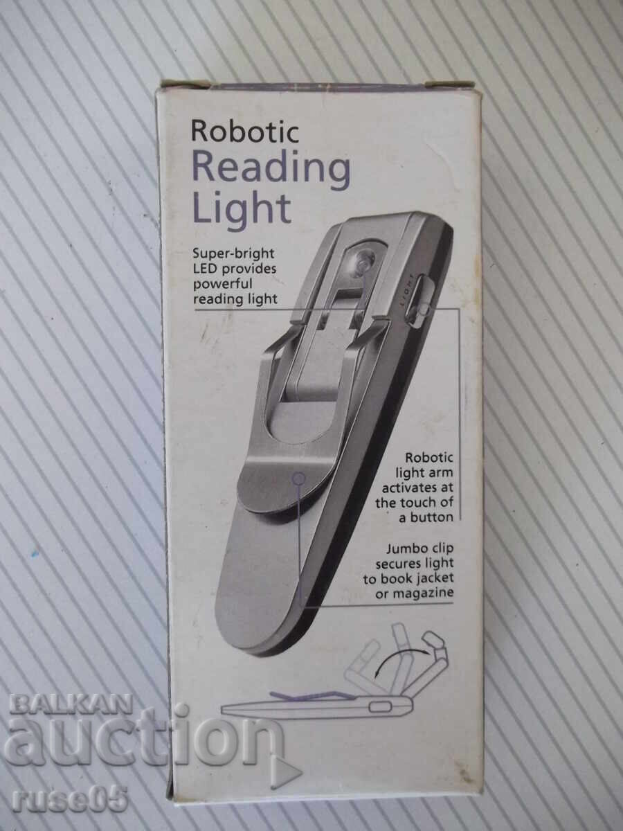 "ROBOTIC READING LIGHT" Lamp for Reading Books, Working