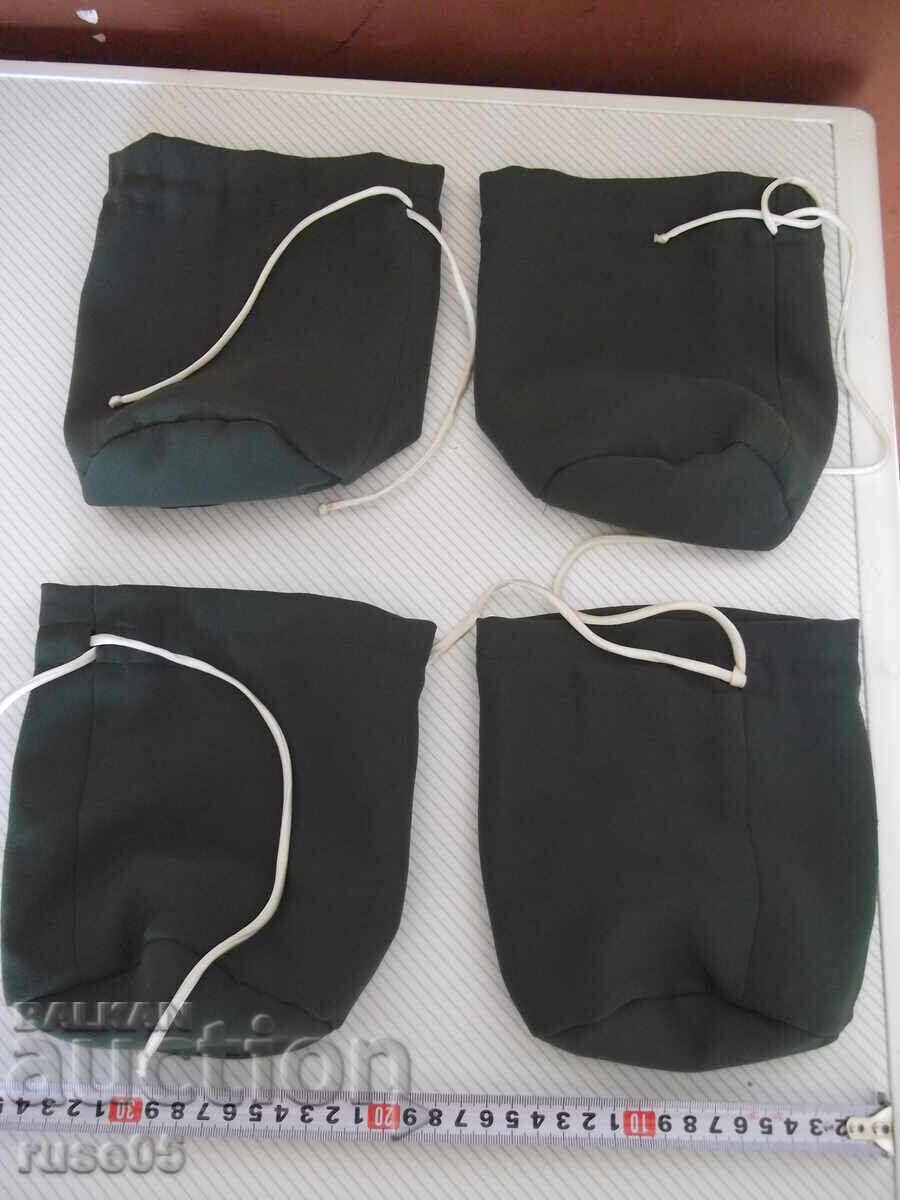 Lot de 4 bucăți pungi textile noi Lot de 4 bucăți pungi textile noi