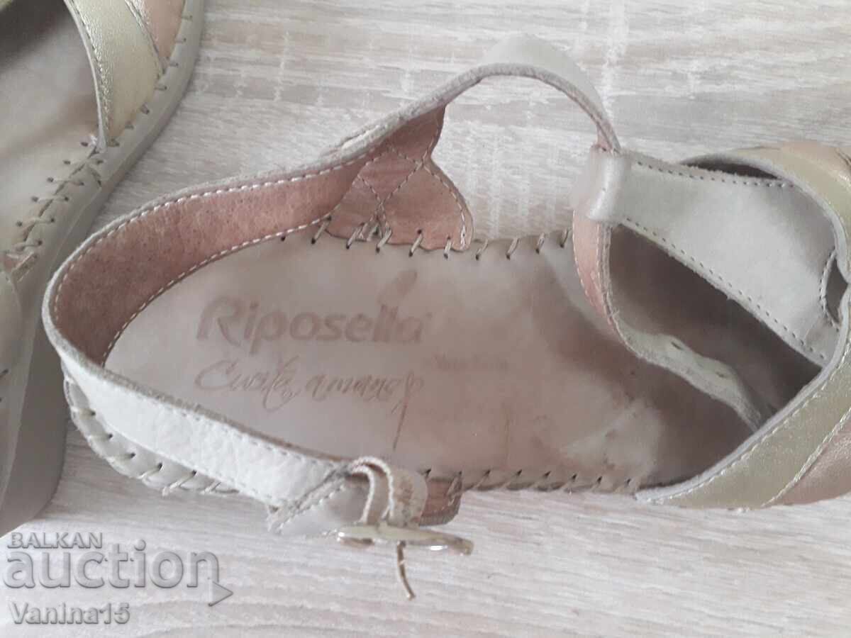 Riposella sandale import din piele naturală, 38 - 5 Riposella sandale import din piele naturală, 38 - 5