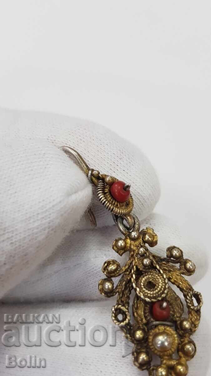 Rară cercească de argint aurit de renaștere Arpali 19 secol cu preț € 45.00 | 88.01 BGN Rară cercească de argint aurit de renaștere Arpali 19 secol cu preț € 45.00 | 88.01 BGN