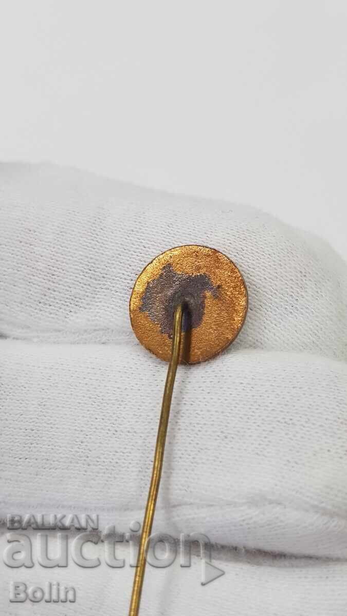 Рядка българска царска значка, знак Юнак 1930 - 1940 г. - 6