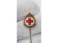 Rare Royal Insignia, Red Cross Badge - I Serve - Boris III
