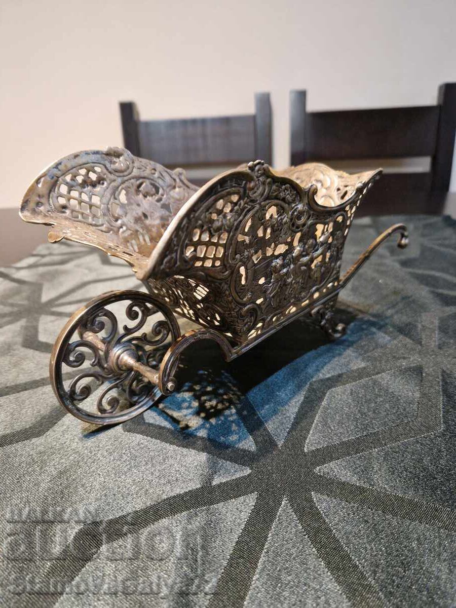 Unique Antique Victorian Silver Wine Cart with price € 1290.00 | 2523.02 BGN