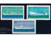 България 1962 - кораби MNH