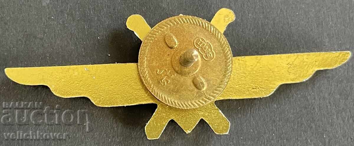 41420 Bulgaria Pilot Badge Air Force Military Air Forces screw 80s with price 20.00 BGN | € 10.23