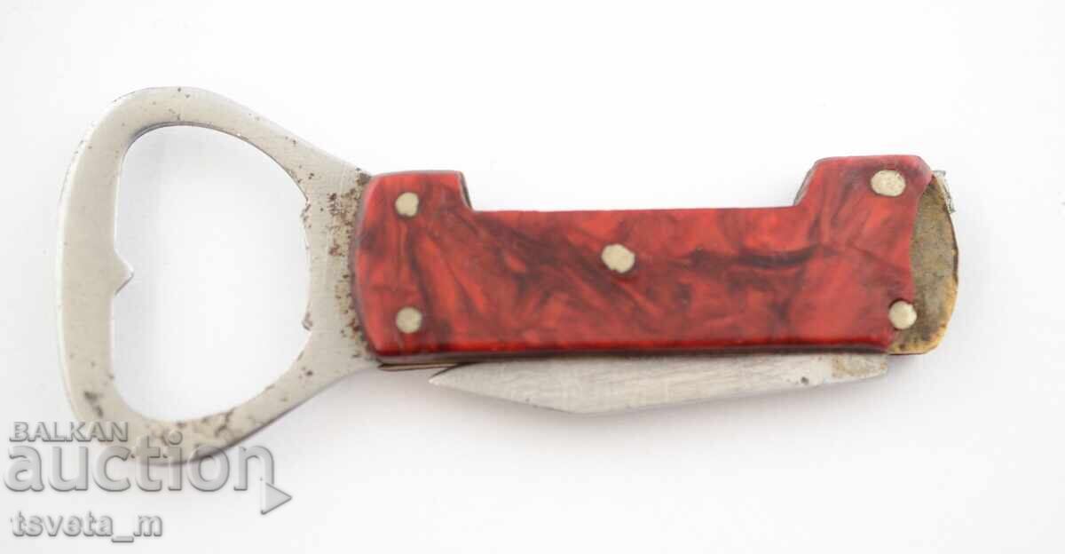 Pocket knife with opener - for repair or parts with price 2.00 BGN | € 1.02