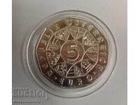 Austria 5 euro 2006 argint proba 925/1000 10 grame