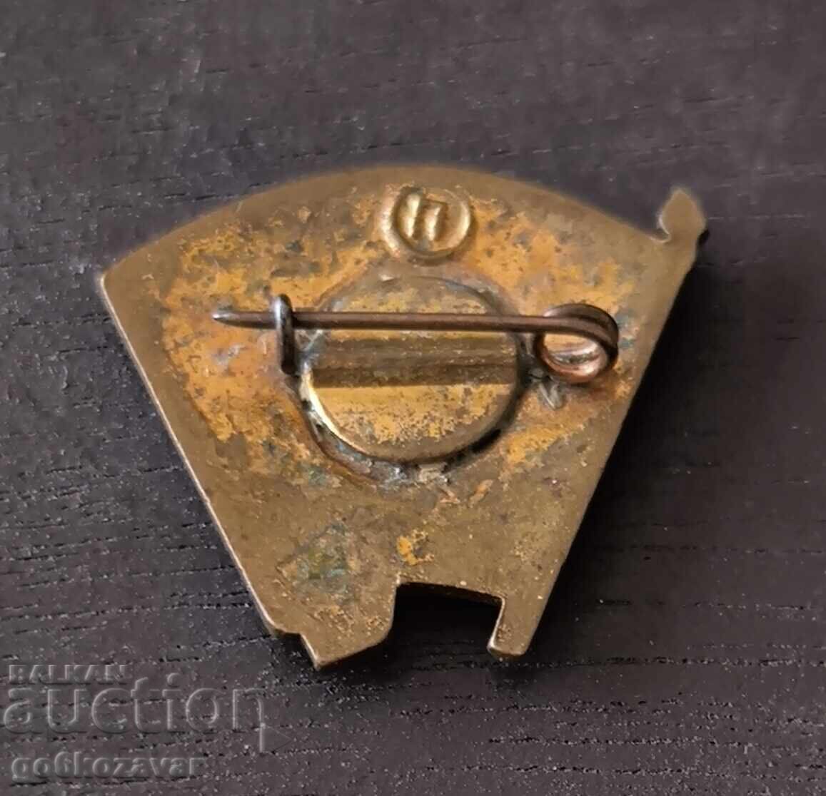 Insigna - VLKSM - bronz email cu preț 5.90 BGN | € 3.02