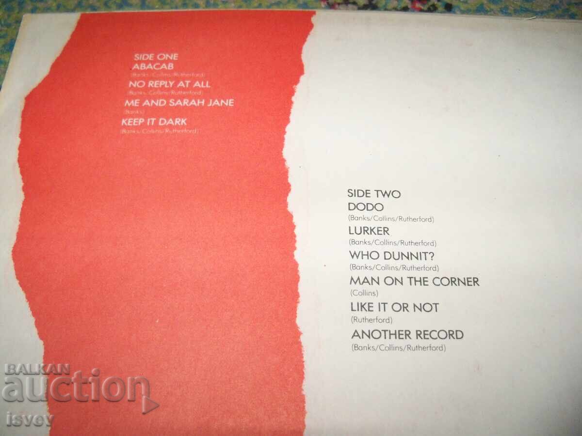 Auction Genesis - Abacab, Genesis, VTA 11279, 1984 Auction Genesis - Abacab, Genesis, VTA 11279, 1984